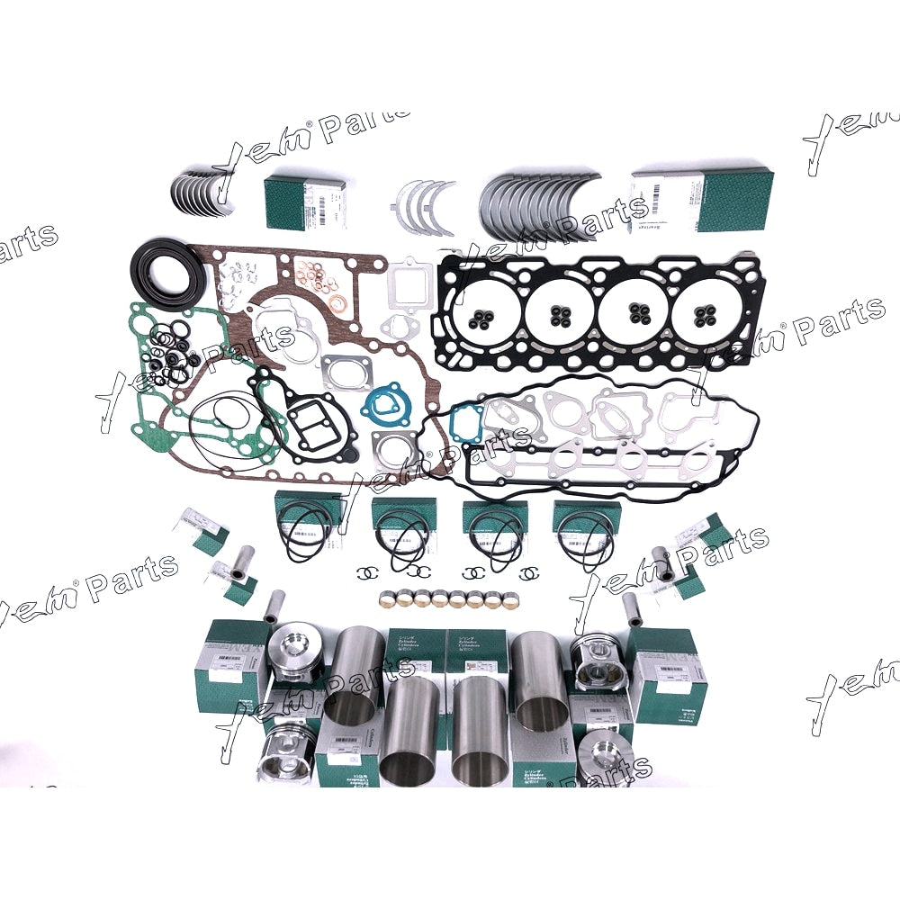 YEM Engine Parts Overhaul Rebuild Kit For Kubota V3307 V3307T M6040 Tractor Bobcat S630 T650 S650 For Kubota