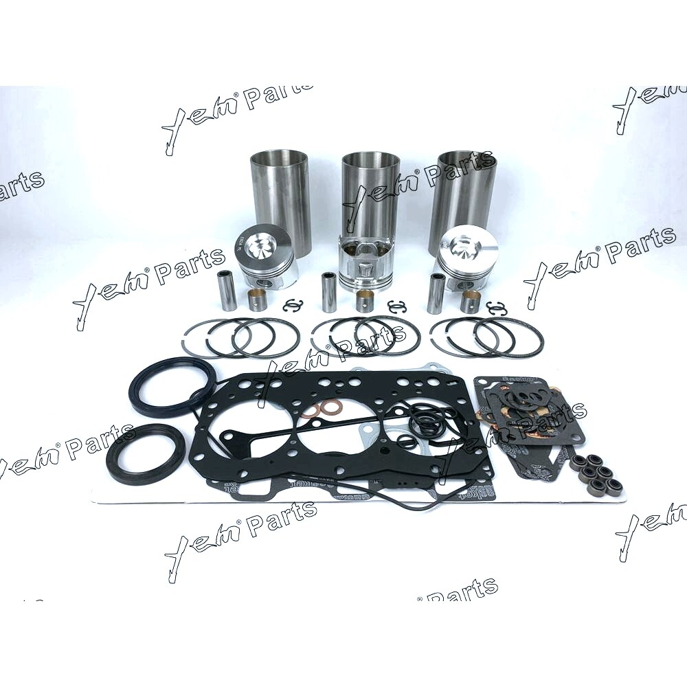 YEM Engine Parts For Yanmar 3TNE82 3TNE82A Engine Rebuild Kit For Kobelco Takeuchi Excavator Bagger For Yanmar