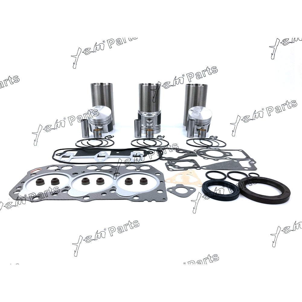 YEM Engine Parts For Yanmar 3TNA72 3TNA72L Diesel Engine Rebuild Kit For Kobelco SK15SR Excavator For Yanmar