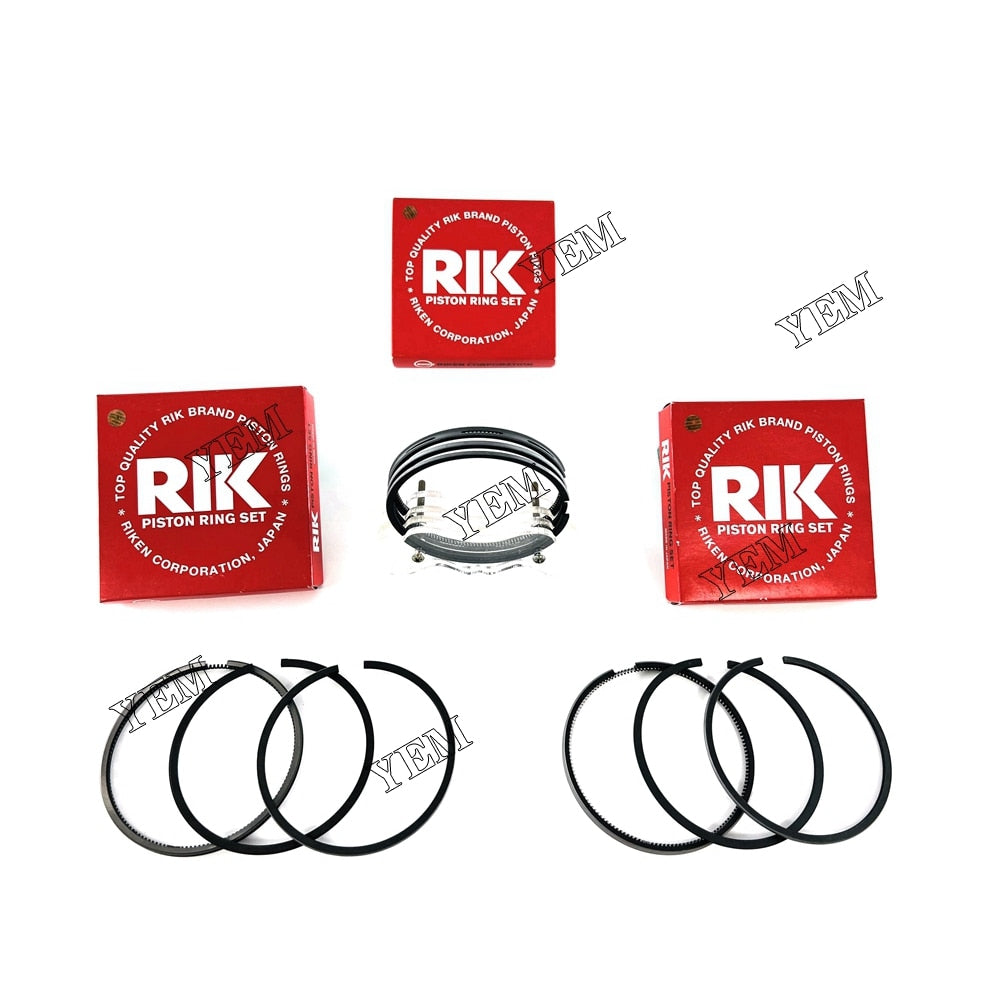 YEM Engine Parts TP Piston Ring STD 83.1mm For ISUZU 3LD1 x3 PCS (Hitachi Daewoo IHI Furuka) Engine Parts For Isuzu