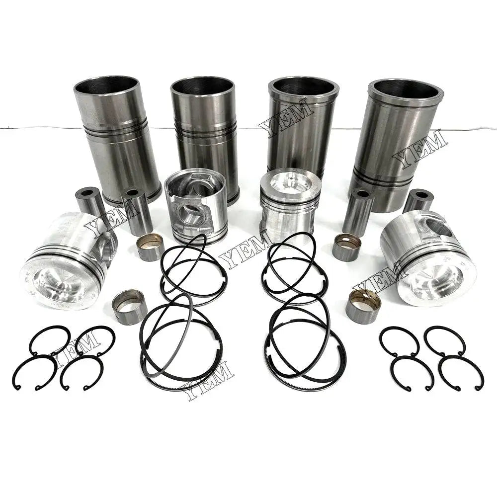 4X High performanceCylinder Liner Kit For Volvo D5A-T Engine YEMPARTS