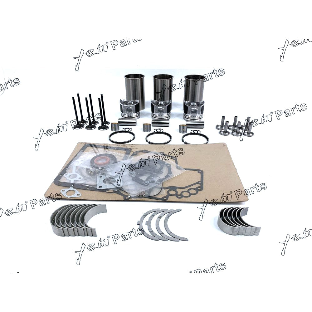 YEM Engine Parts For Isuzu Engine 3AD1 Piston Liner Ring Bearing Gasket Kit Overhaul Rebuild Kit For Isuzu