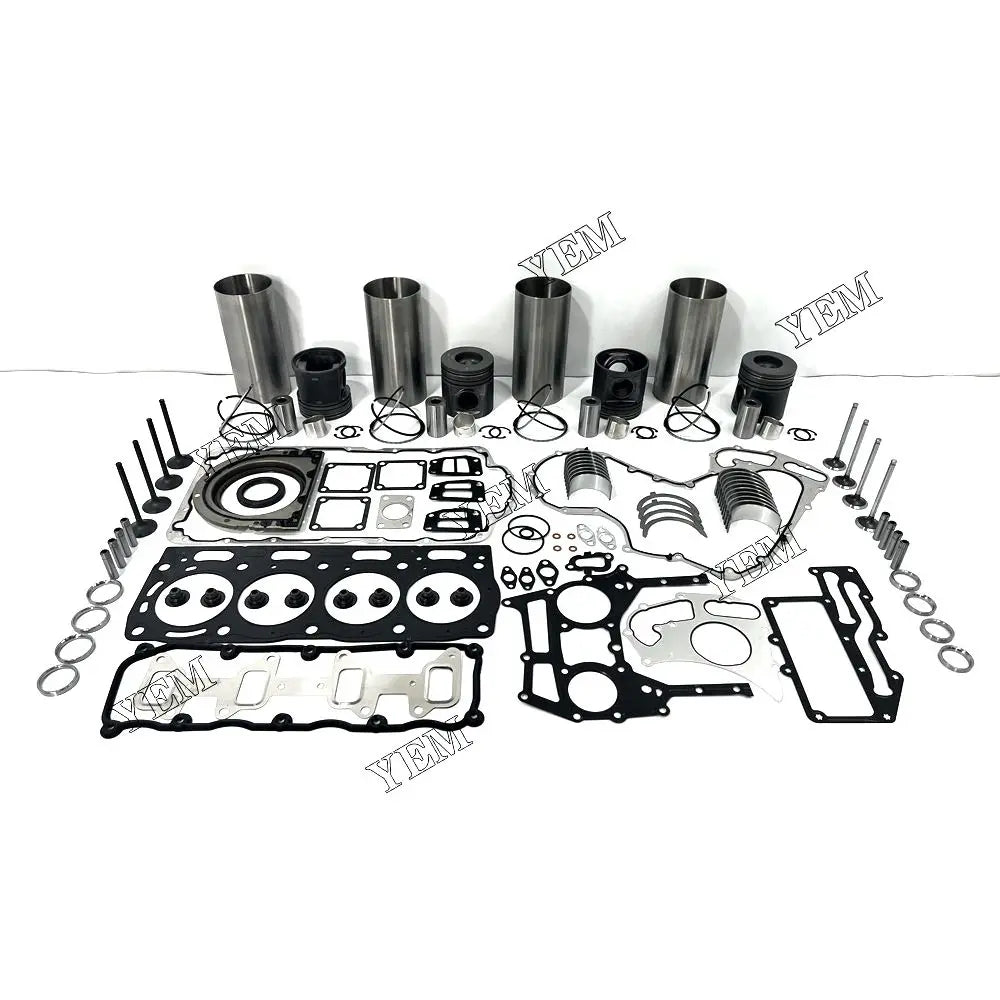 competitive price Overhaul Rebuild Kit With Gasket Set Bearing-Valve Train For Perkins 1104 excavator engine part YEMPARTS