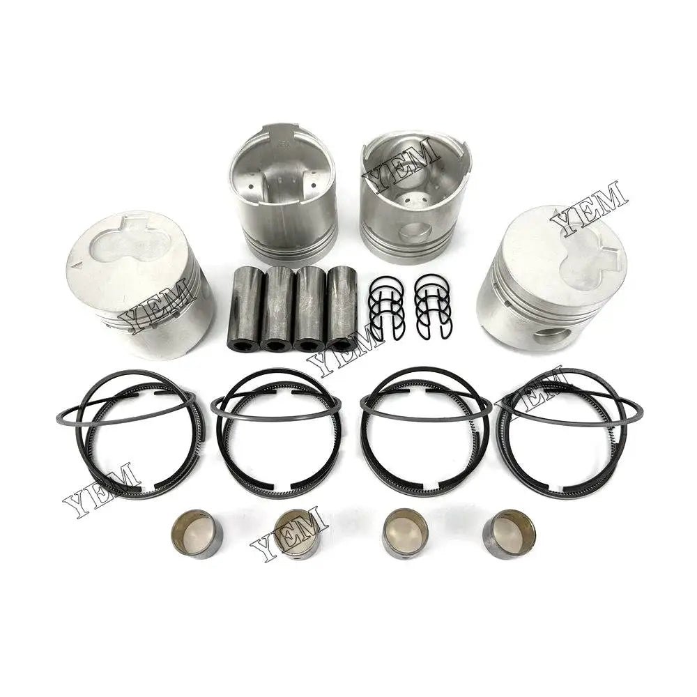 4X High performancePiston With Rings For Mitsubishi K4E-IDI Engine YEMPARTS