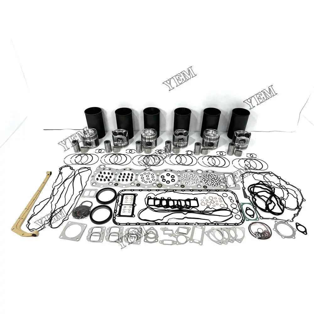 competitive price Cylinder Liner Set With Engine Gasket Kit For Isuzu 6WG1-CR excavator engine part YEMPARTS