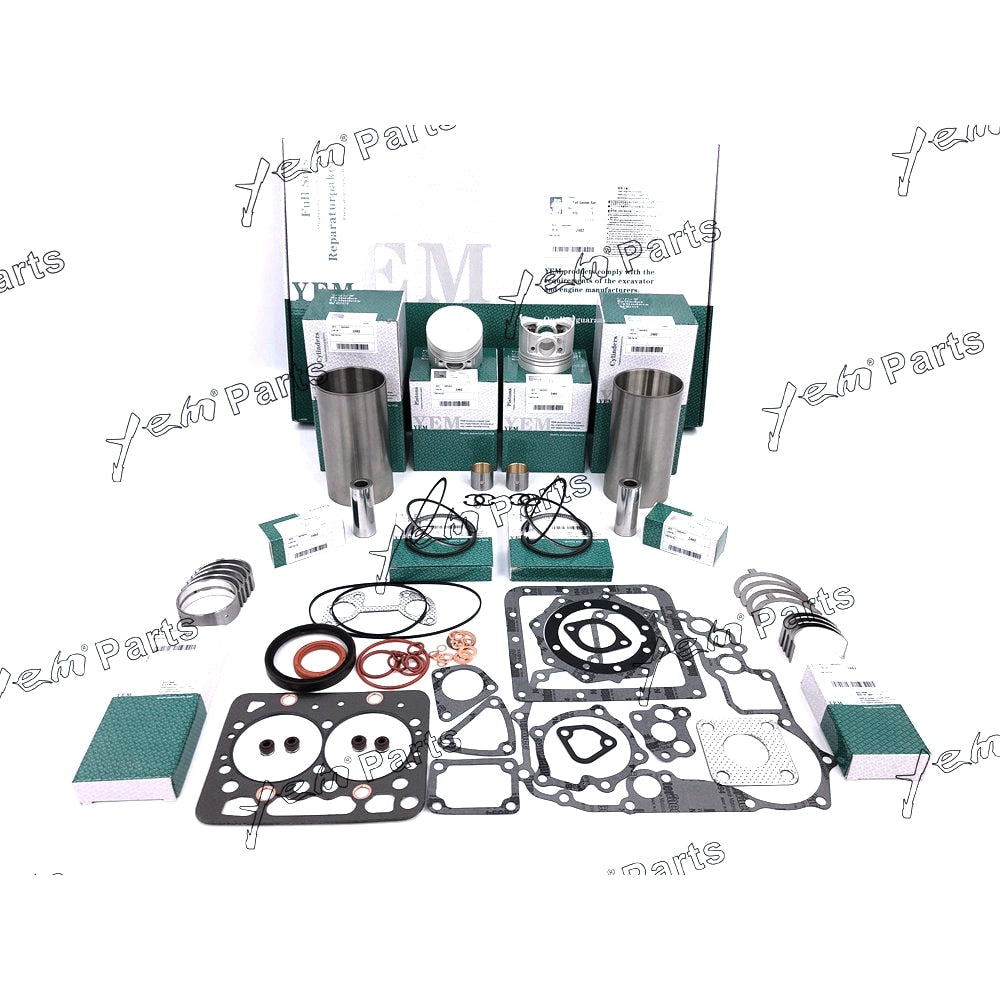 YEM Engine Parts STD Overhaul Rebuild Kit For Kubota Z482 Engine T1600H Tractor For Kubota