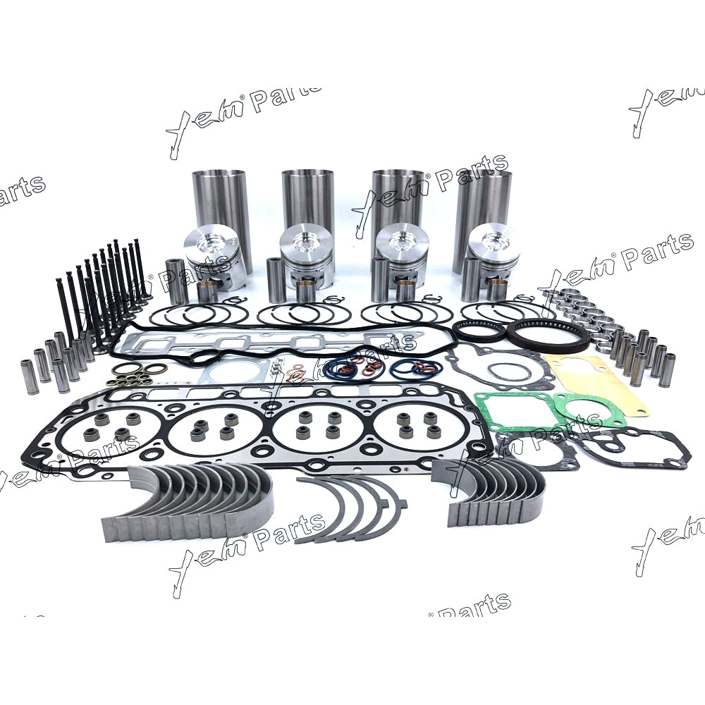 YEM Engine Parts STD Rebuild Kits Liner Piston Full Gasket Set Bearing For Yanmar 4TNV94 4TNV94L For Yanmar