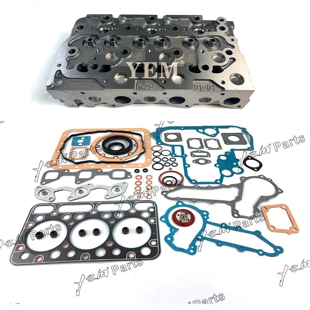 YEM Engine Parts For Kubota D1803 Engine Complete Cylinder Head With Gasket Kit For Kubota