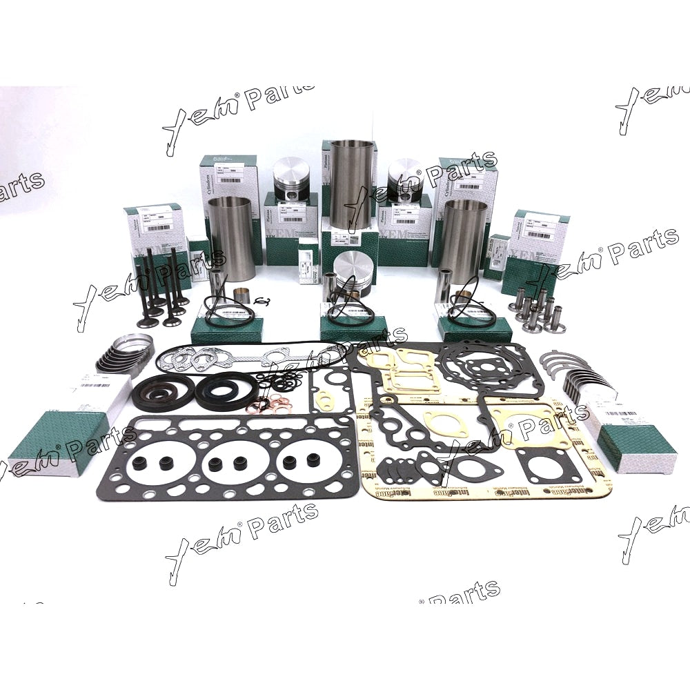 YEM Engine Parts D850 Overhaul Rebuild Kit For Kubota B1500 B1550HST B6200 B6200D B6200E For Kubota