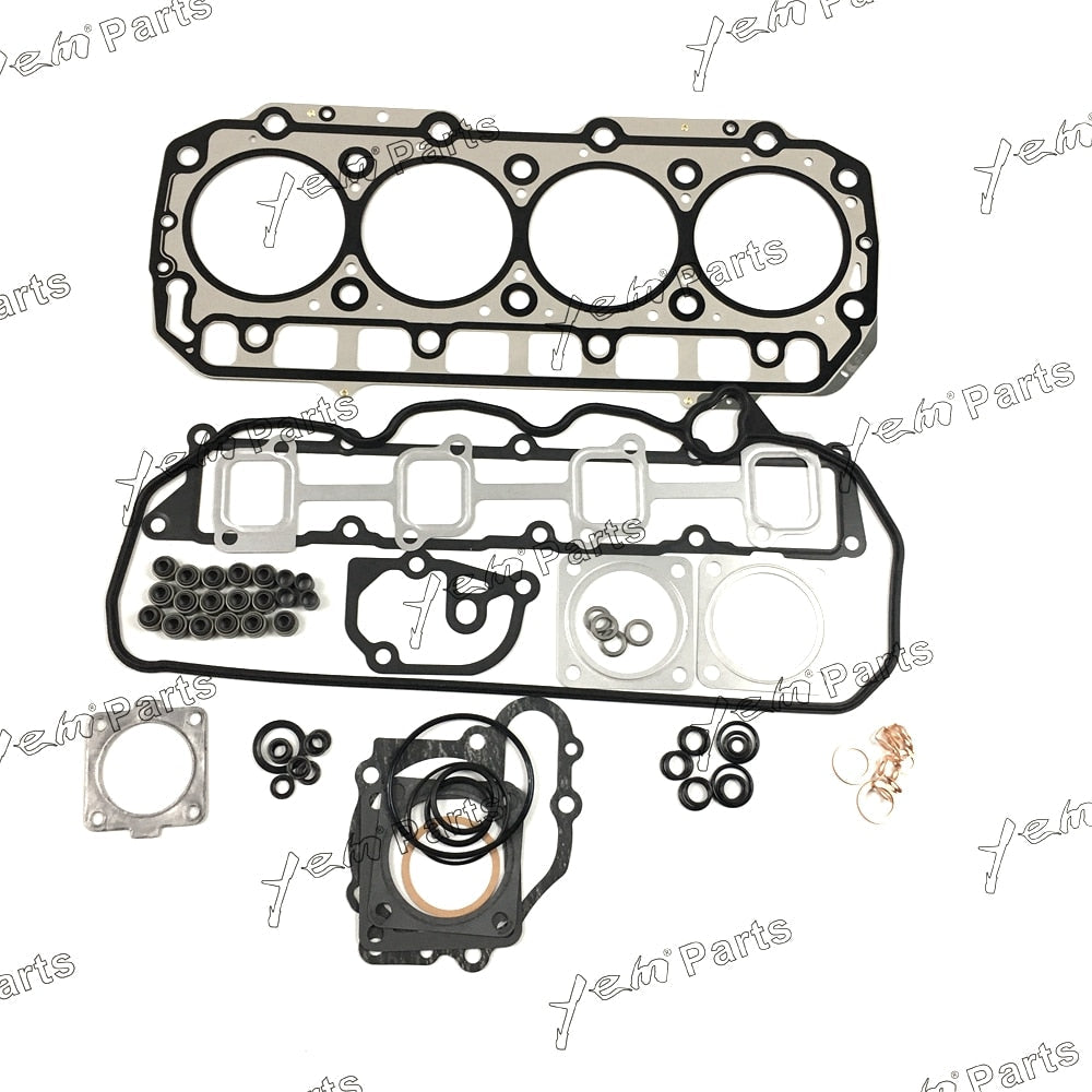 YEM Engine Parts Full Gasket & Main & Rod Bearings & Ring Set For Yanmar 4TNV94 4TNV94L Engine For Yanmar