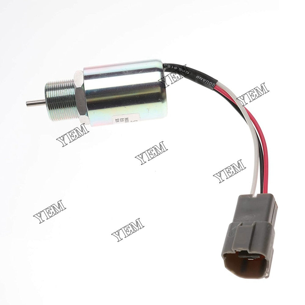 YEM Engine Parts 12V 30A87-10044 SA-3725-12 Fuel Shut Off Solenoid For Mitsubishi K4N-D61KG S3L2 For Mitsubishi