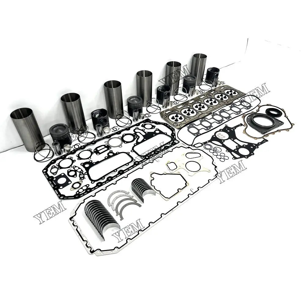 competitive price Overhaul Rebuild Kit With Gasket Set Bearing For Caterpillar C6.6-CR excavator engine part YEMPARTS