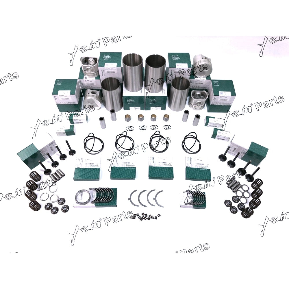 YEM Engine Parts Overhaul Rebuild Kit For Kubota V2203M V2203 V2203T Engine W Valves For Kubota