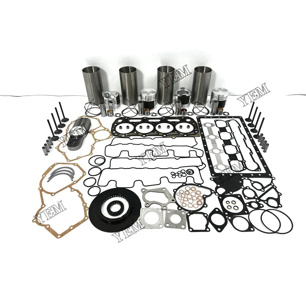 competitive price Engine Rebuild Kit With Engine Gasket Set Bearings Valve For Perkins 404C-22T excavator engine part YEMPARTS