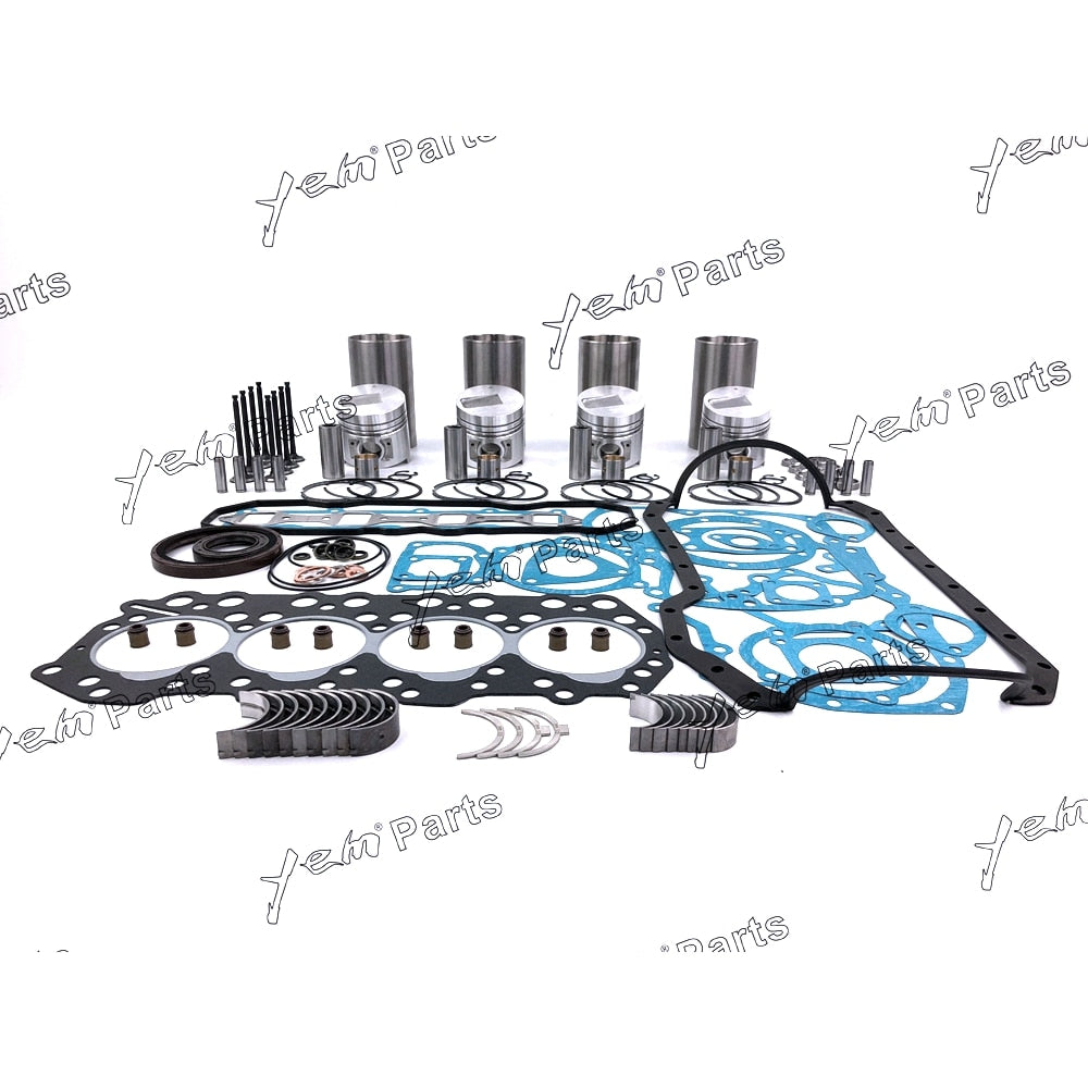 YEM Engine Parts For Mitsubishi S4Q2 Overhaual Rebuild Kit For Mitsubishi Clark Forklift 19-42KW For Mitsubishi