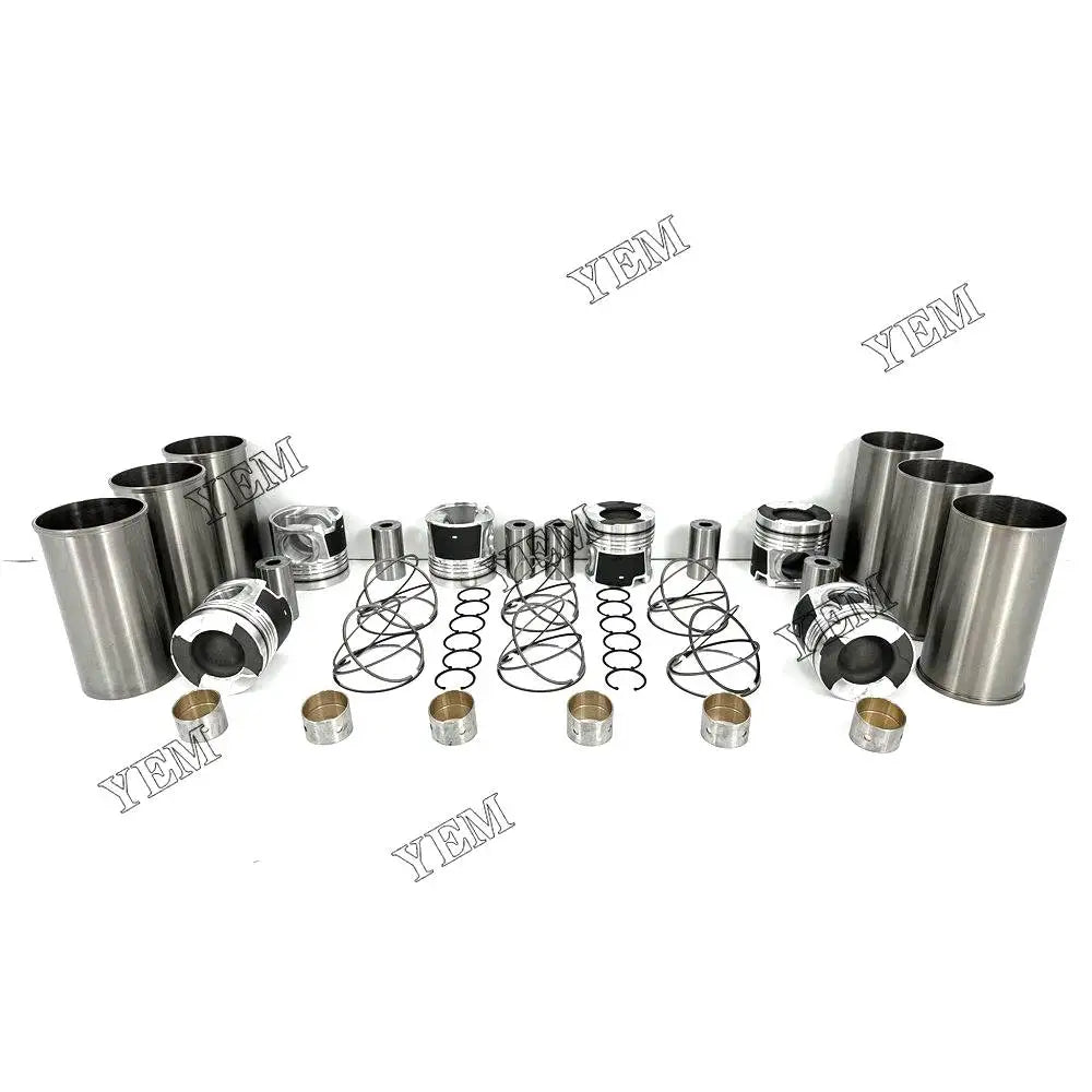 6X High performanceCylinder Liner Kit For Isuzu 6UZ1 Engine YEMPARTS