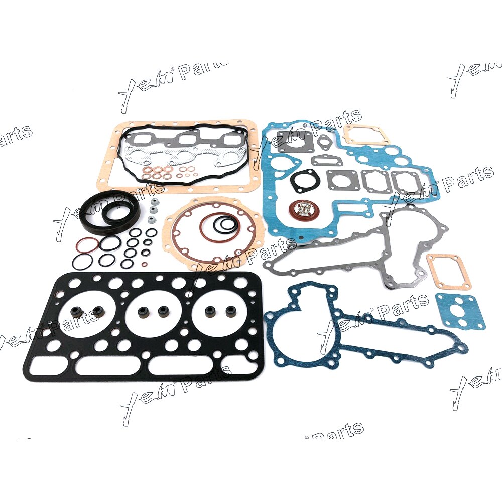 YEM Engine Parts For Kubota D1403 Diesel Engine Full Gasket Kit Set W Cylinder Head For Kubota