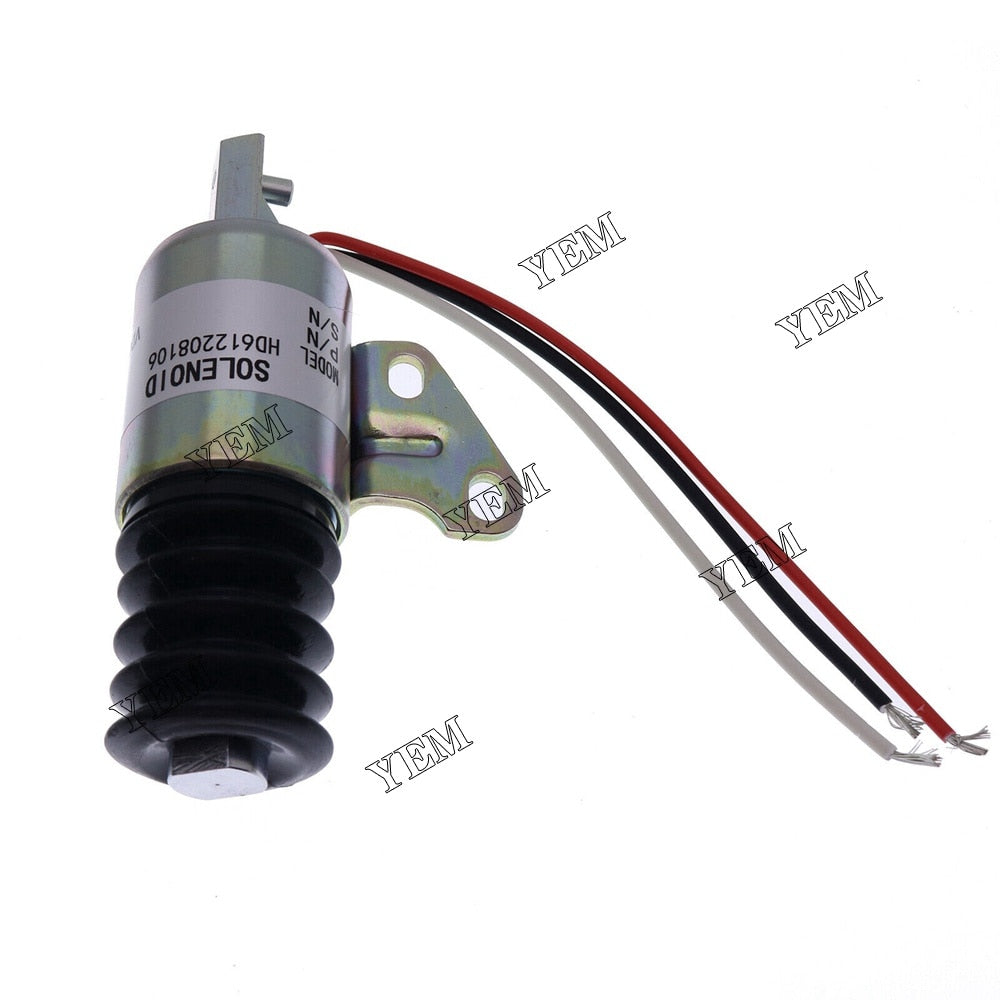 YEM Engine Parts 208106 New 12V Throttle Solenoid for Miller Trailblazer 302 Engine For Other