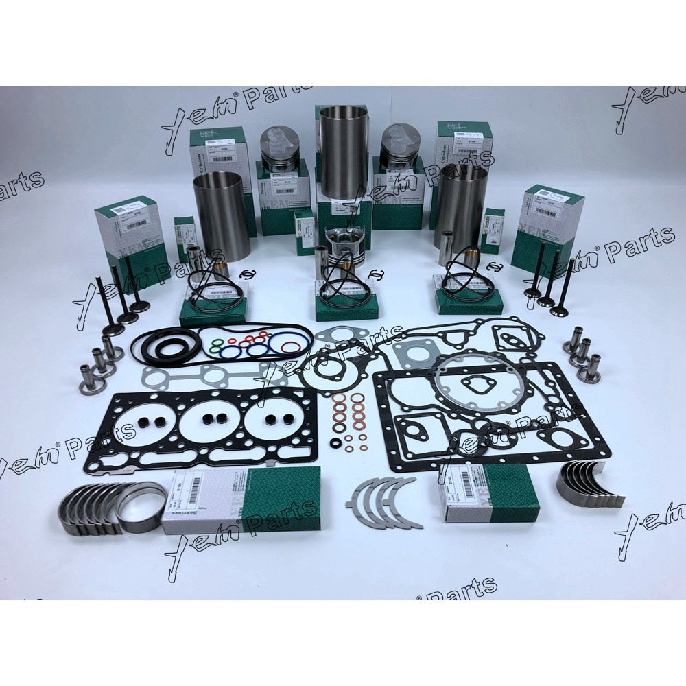 YEM Engine Parts Rebuild Kit For Kubota D1105 Engine ZD28 D1105-KA For Hitachi EX15-2 Mini Excavator For Kubota