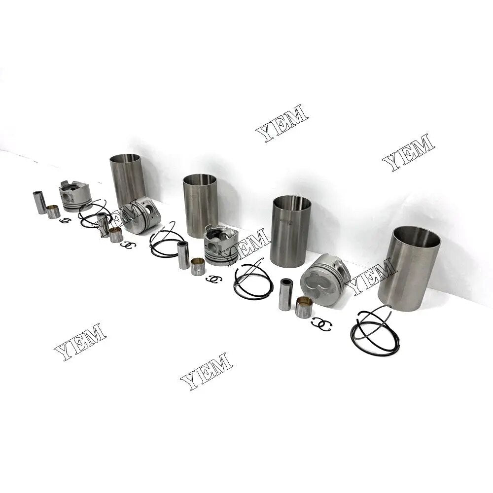 For Isuzu excavator engine 4FG1 Cylinder Liner Kit With Cylinder Liner Piston Rings Set YEMPARTS