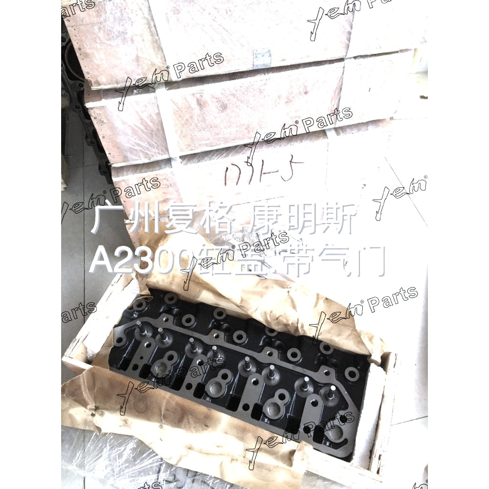 YEM Engine Parts Cylinder Head For Cummins A2300 A2300T engine Doosan Daewoo D20S D25S D30S For Doosan