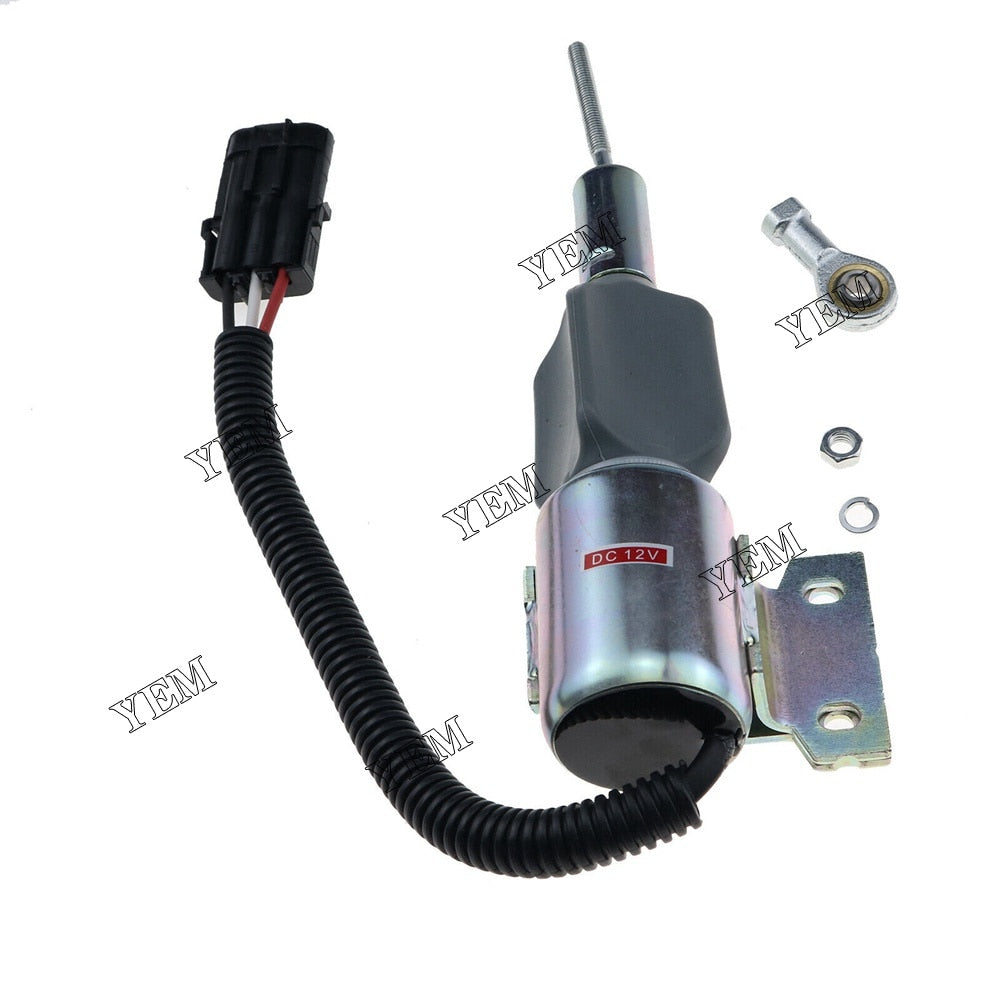 YEM Engine Parts 3932529 J932529 12V Fuel Shut Off Solenoid SA-4756-12 For Cummins 6BT 4BT10 For Cummins