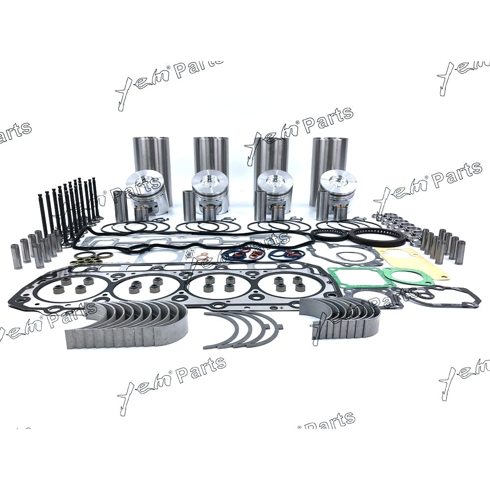 YEM Engine Parts STD Rebuild Kits Liner Piston Full Gasket Set Bearing For Yanmar 4TNV94 4TNV94L For Yanmar