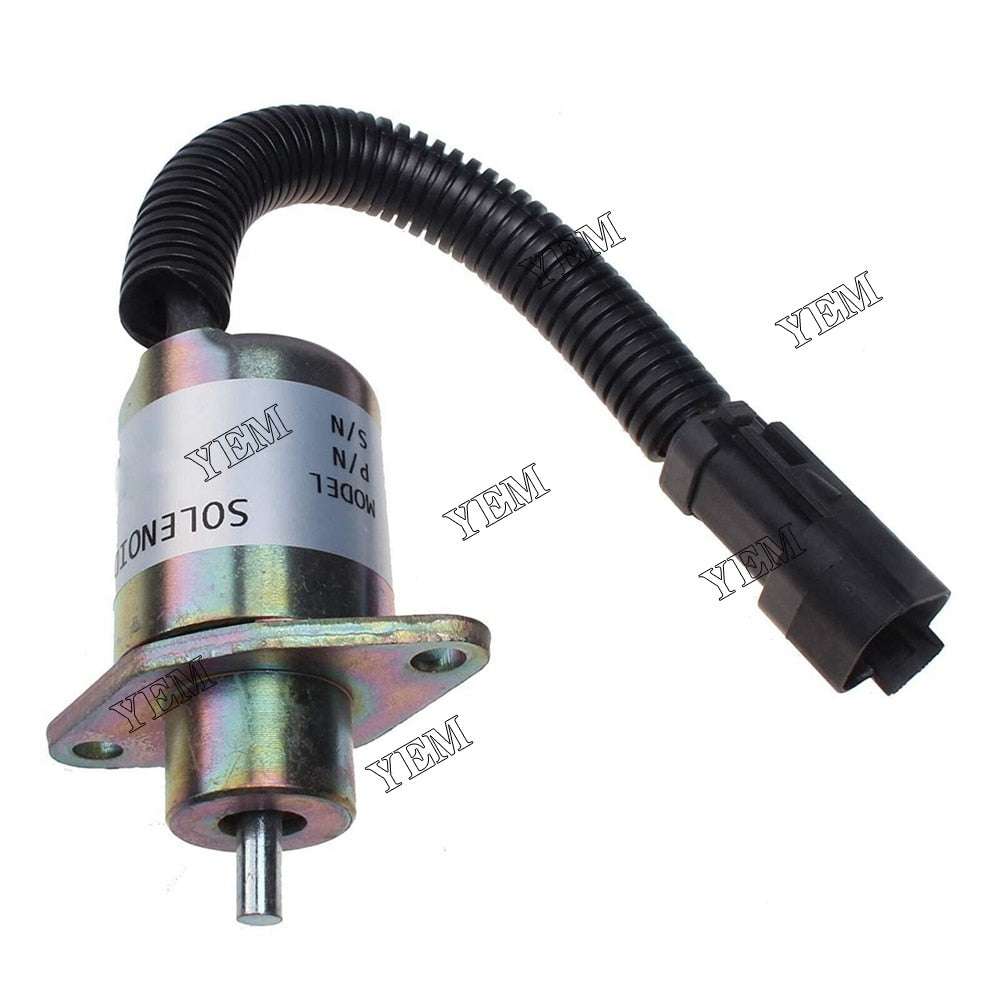 YEM Engine Parts 172-7209 1727209 Shutoff Solenoid For Caterpillar 257 262 267 277 287 Skid Steer For Caterpillar