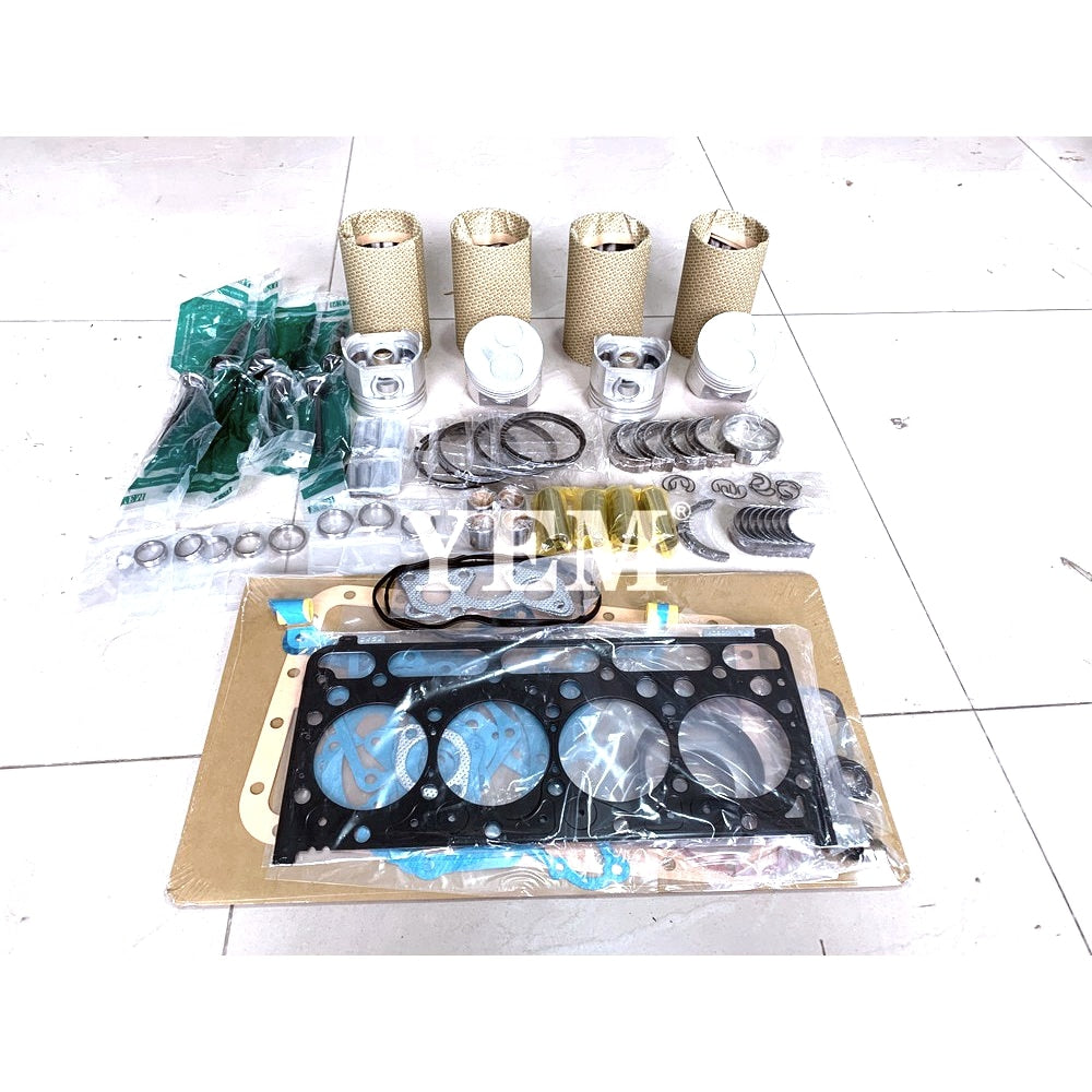 YEM Engine Parts Overhaul Kit STD With Valve For kubota V2203 V2203B V2203T Bobcat 753 763 773 For Kubota