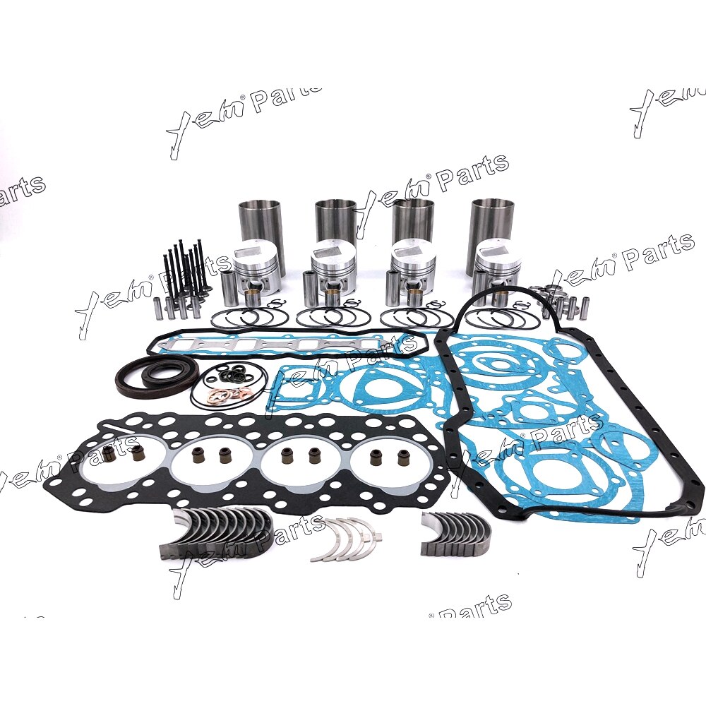 YEM Engine Parts For Mitsubishi S4Q2 Overhaual Rebuild Kit For Mitsubishi Clark Forklift 19-42KW For Mitsubishi