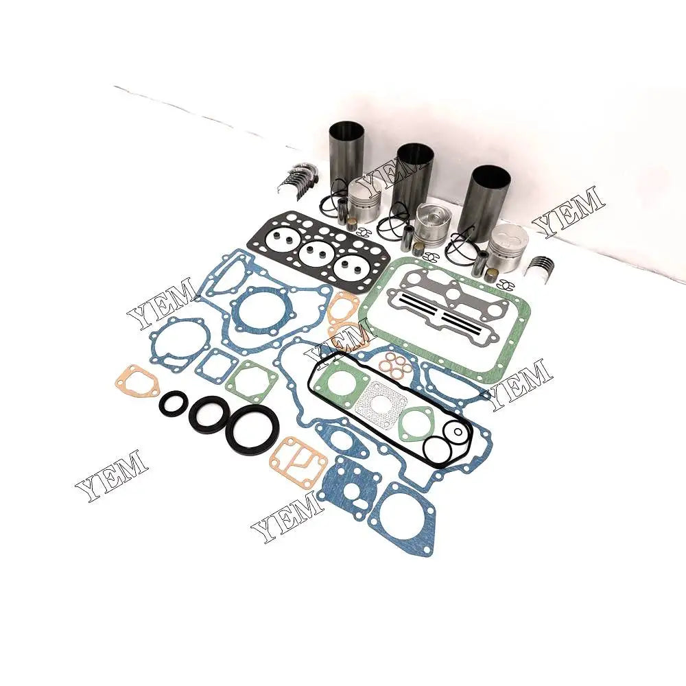 1 year warranty For Mitsubishi Engine Rebuilding Kit With Cylinder Gasket Set Piston Rings Liner Bearings K3E-IDI engine Parts YEMPARTS