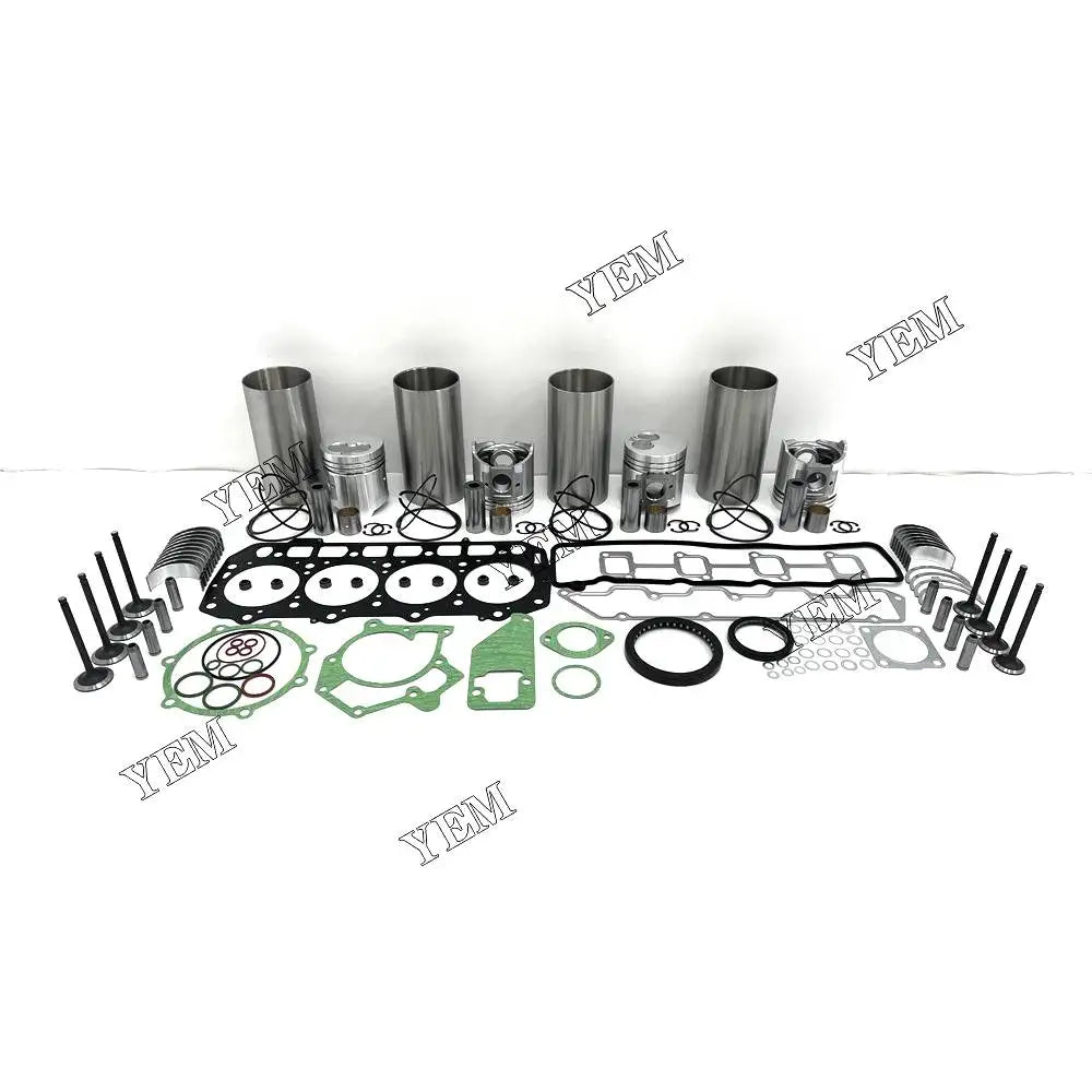 1 year warranty For Yanmar Rebuild Kit With Piston Ring Liner Bearing Valves Gaskets 4D94E engine Parts YEMPARTS