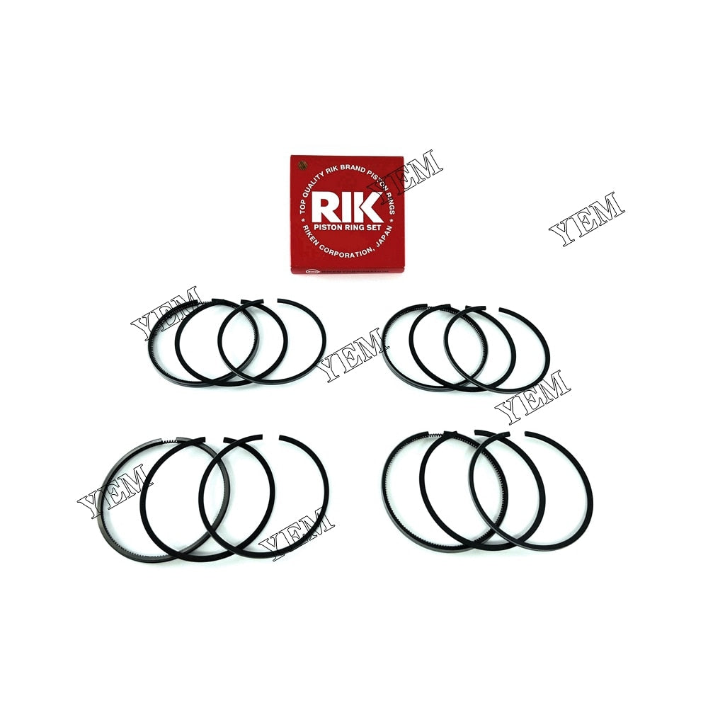 YEM Engine Parts For Kubota V3300DIT Piston Ring Set 6680723 For Bobcat S220 S250 S300 T250 T300 A300 For Kubota