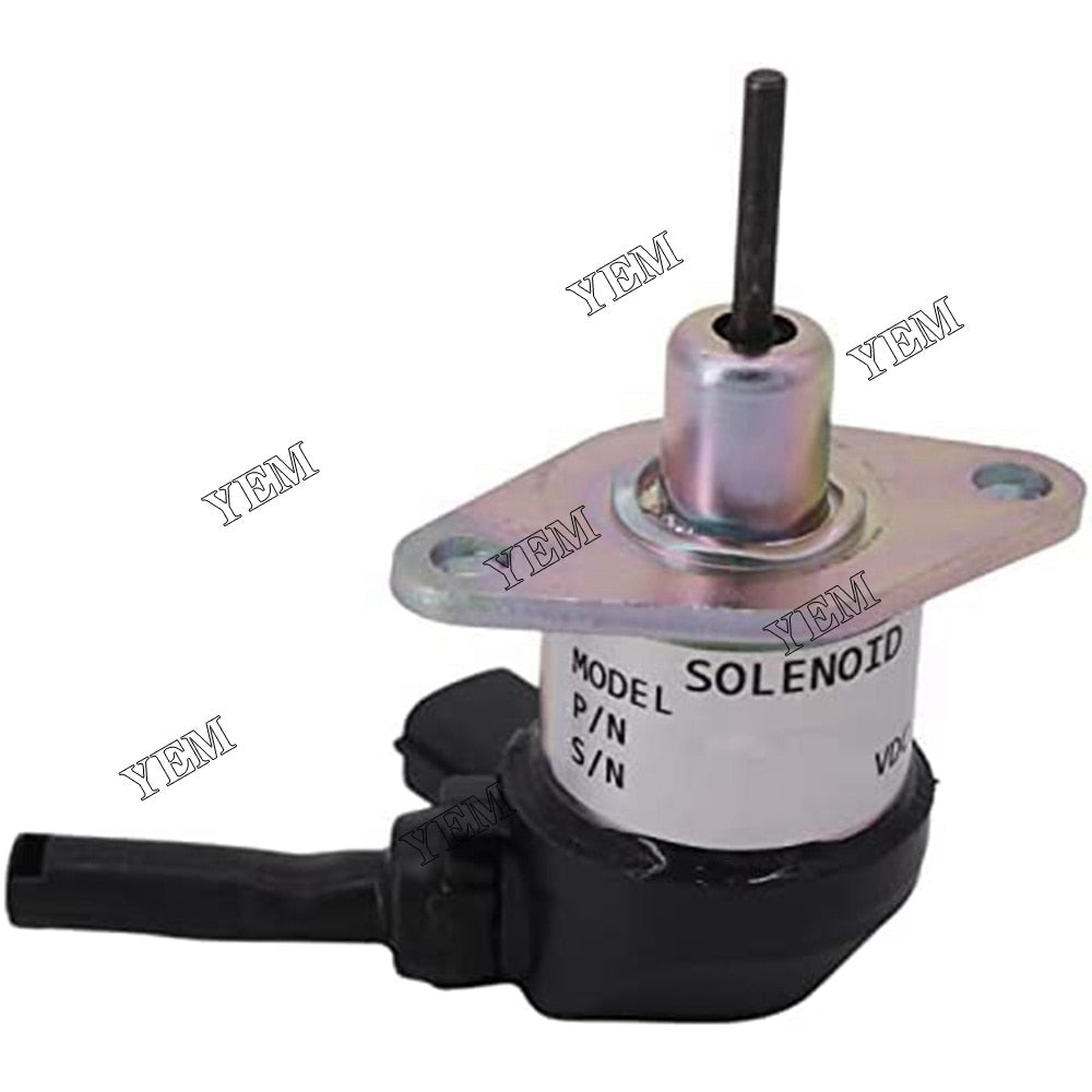 YEM Engine Parts 12V Fuel Shut Off Stop Solenoid For Kubota V3307 Engine For Kubota