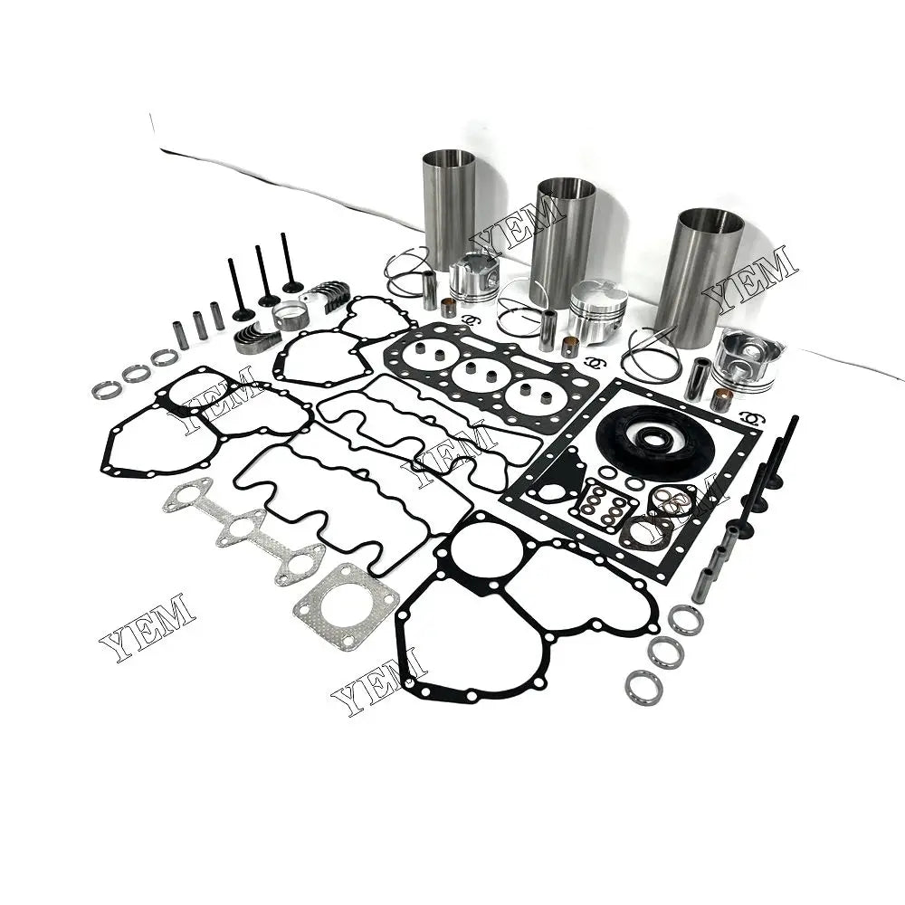 competitive price Engine Overhaul Rebuild Kit Liner Piston With Gasket Bearing Valve Set For Shibaura S773 excavator engine part YEMPARTS
