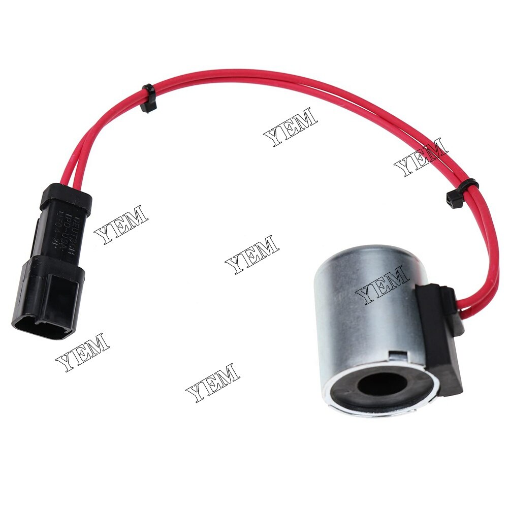 YEM Engine Parts 12V Solenoid 3E7507 For Caterpillar Engine 3054 Backhoe Loader 416B 428B 428B For Caterpillar