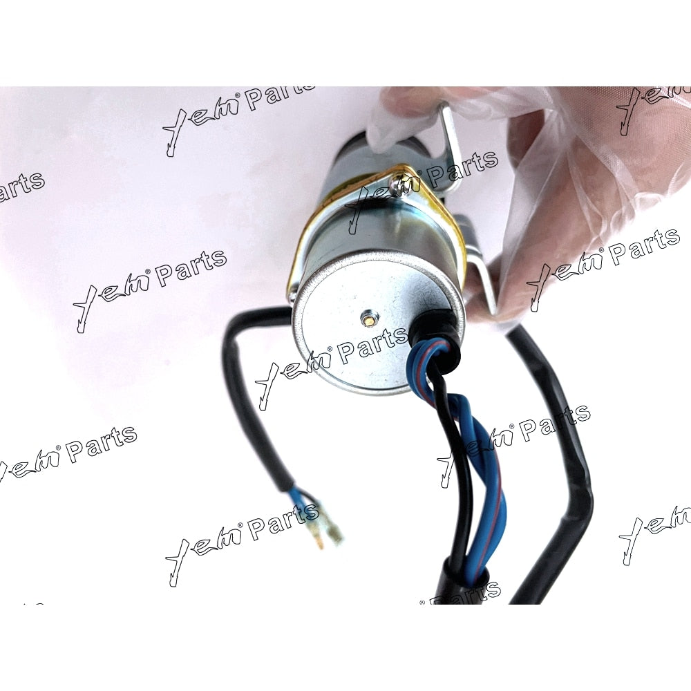 YEM Engine Parts Heavy Duty Fuel Shutoff Solenoid MV2-17A 12V For Hitachi Isuzu 4JG1 6BG1 6BB1 For Isuzu