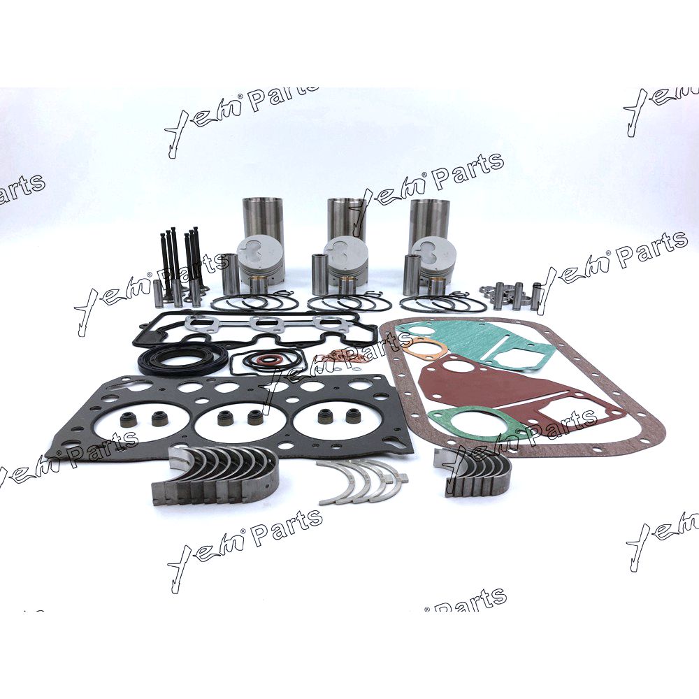 YEM Engine Parts 3LB1 Overhaul Rebuild Kit For Isuzu Engine Parts For Sumitomo SH28J SH25J Loader Set For Isuzu
