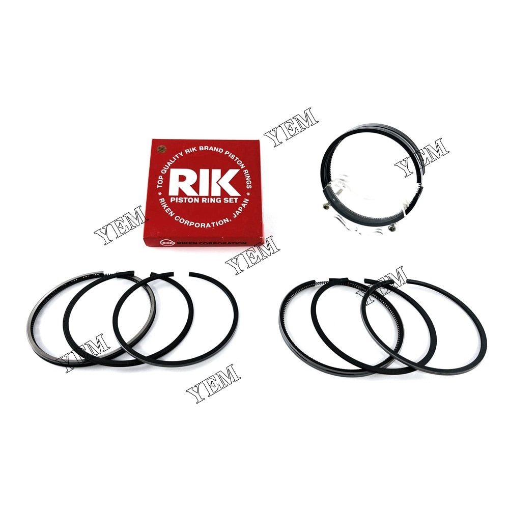 YEM Engine Parts Piston Ring STD 73mm For Mitsubishi K3D x3 CYL (MM406600) Engine Parts For Mitsubishi