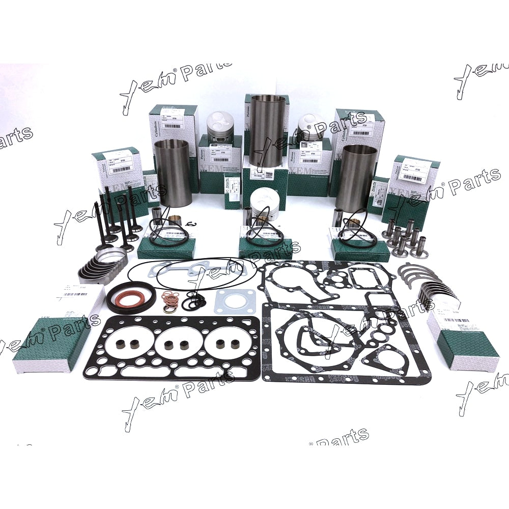 YEM Engine Parts Rebuild Kit For Kubota D722 Engine G1900 G1900S GF1800 GF1800E ZD18 Zero W Valves For Kubota