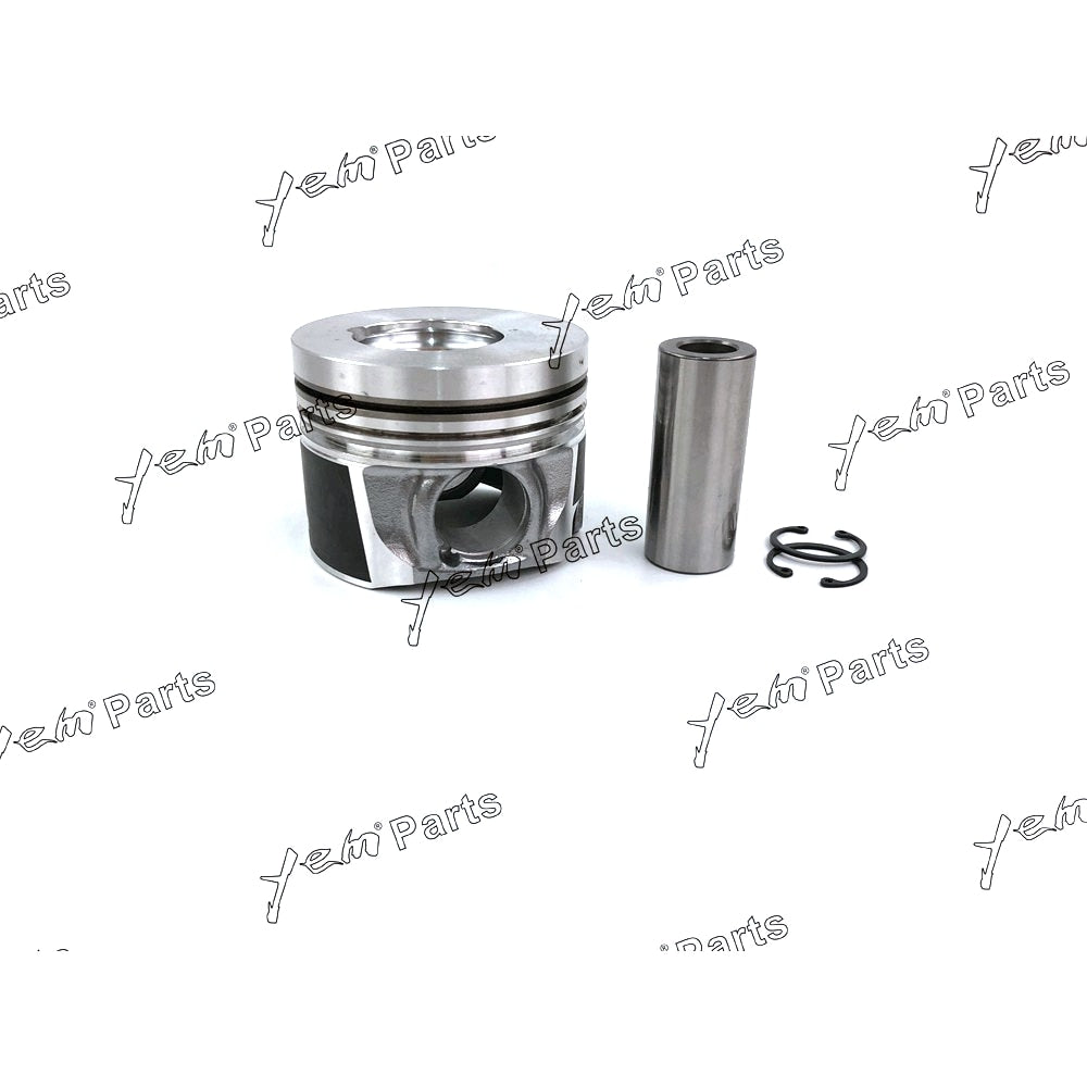 YEM Engine Parts 4 Sets STD Piston & Rings 85mm For Isuzu 4LE2 Digger Excavator 8-98068-158-1 For Isuzu