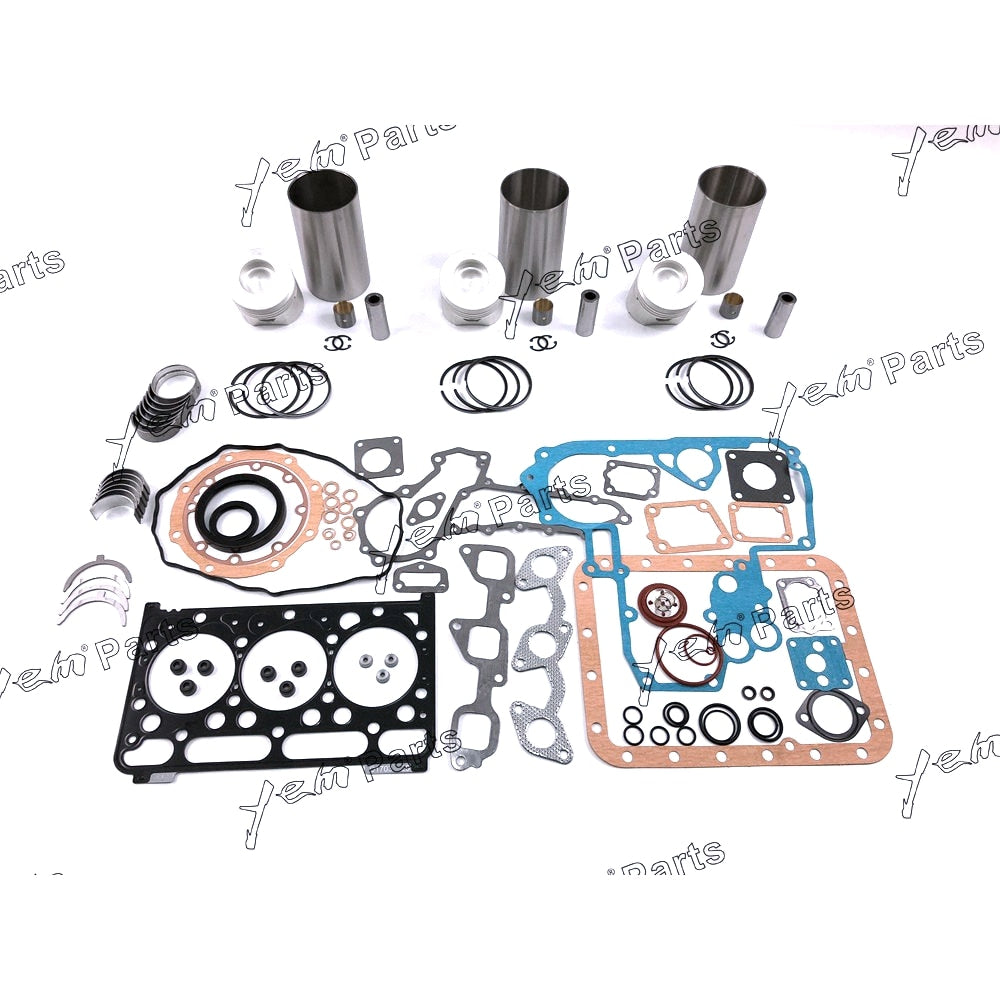 YEM Engine Parts Overhaul Rebuild Kit For Kubota D1703 D1703E Engine L3300DT For Bobcat 325C 325 For Kubota