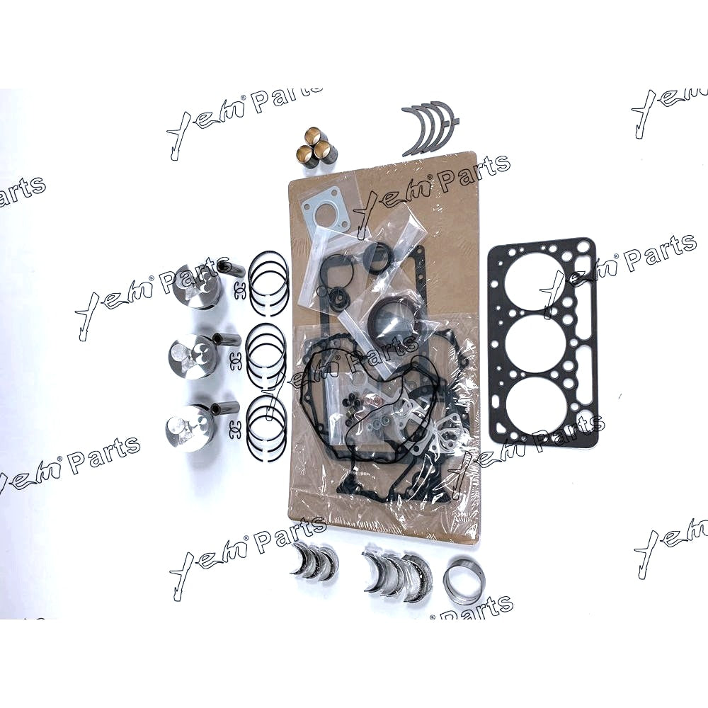 YEM Engine Parts Overhaul Kit STD For kubota V2203 V2203B V2203T Engine Bobcat 753 763 773 For Kubota