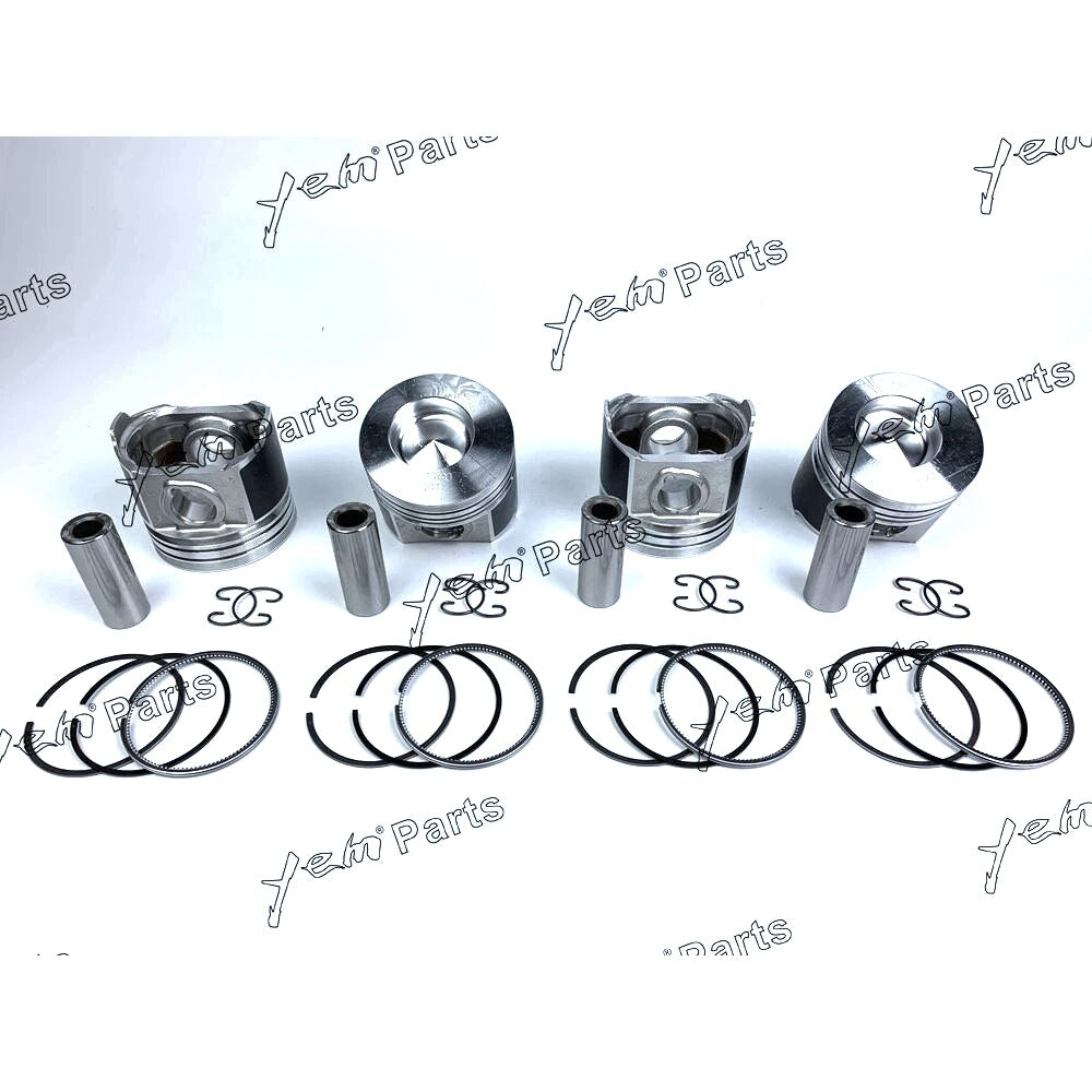 YEM Engine Parts Piston + Ring Kit STD 87mm For Kubota V2203M / V2403 (1G813-21110 ) Engine Parts For Kubota