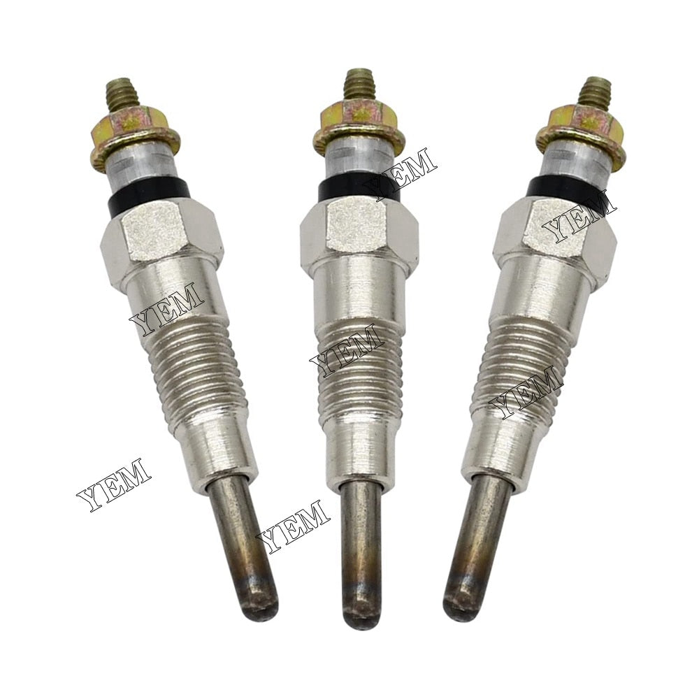 YEM Engine Parts Glow Plug M87919 For John Deere 375 3375, 2020 2030 6x4 Diesel Gator 3PCS For John Deere