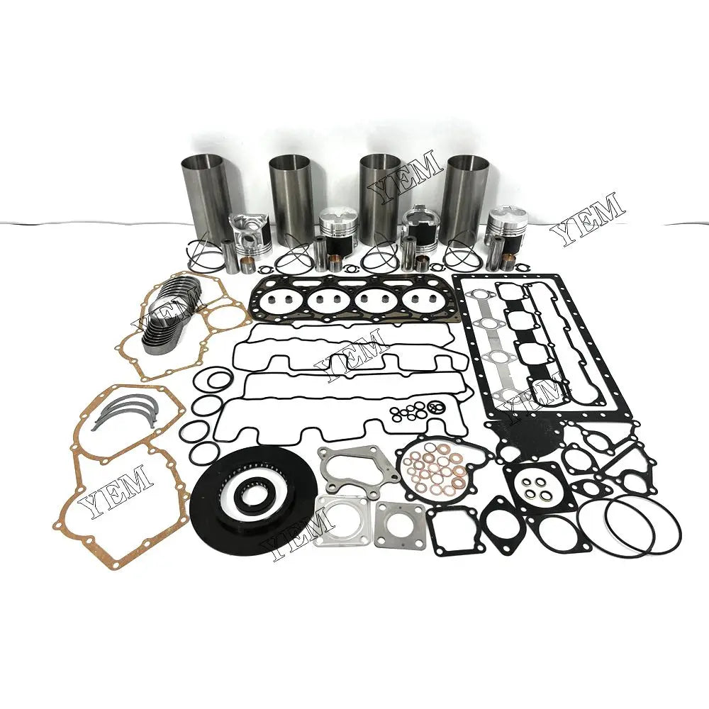 competitive price Cylinder Liner Kit With Engine Gasket Set Bearing Kit For Caterpillar C2.2-T excavator engine part YEMPARTS