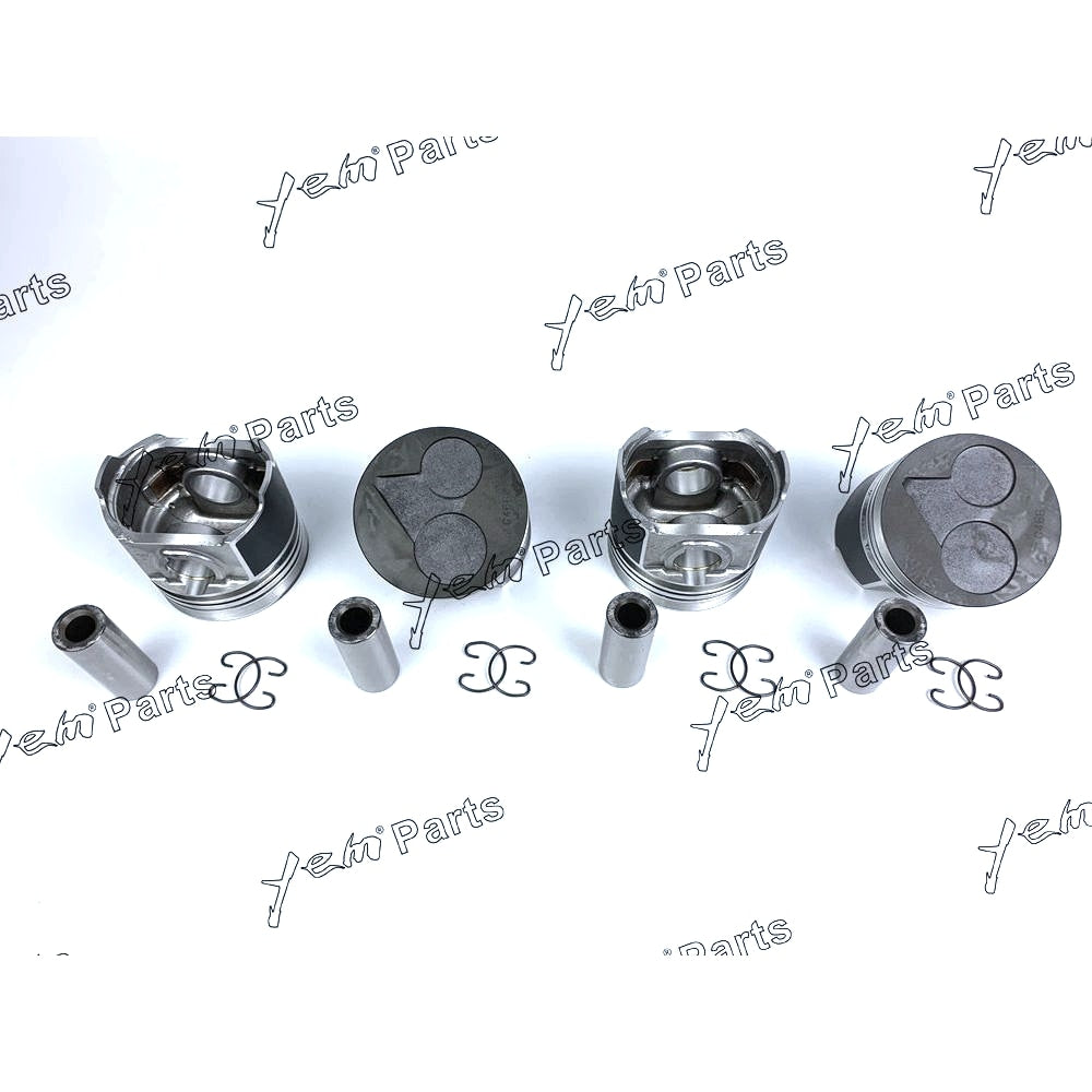 YEM Engine Parts Piston Set STD 87mm For Kubota V2403-DI (1G924-2111) x4 PCS Engine Parts For Kubota