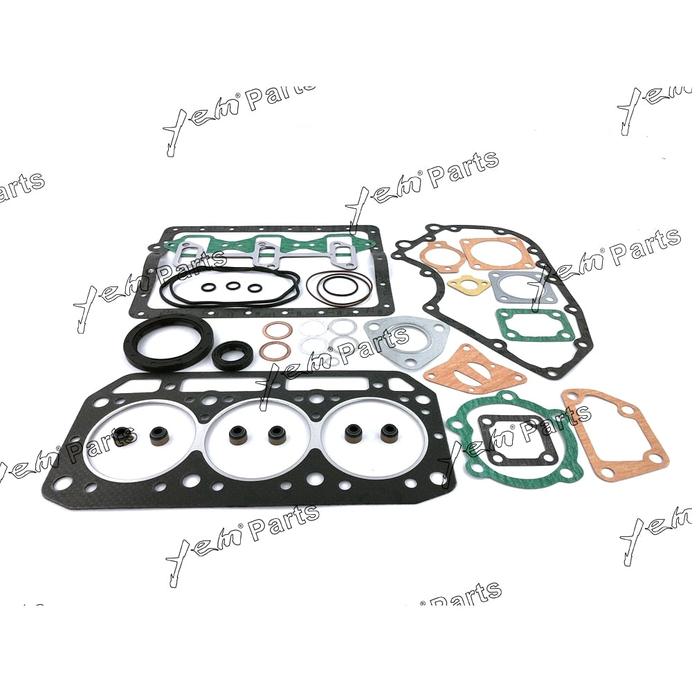 YEM Engine Parts Full gasket For Yanmar 3T84HLE 3T84HLE-TBS 3D84-1F 3D84-1GA Takeuchi TB036 For Yanmar