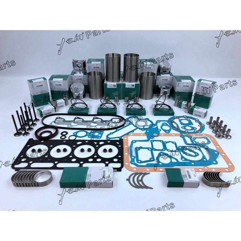 YEM Engine Parts For V2003-M-DI Overhaul Rebuild Kit 4 For Kubota Engine For Bobcat Skid Steer S185 S175 For Kubota