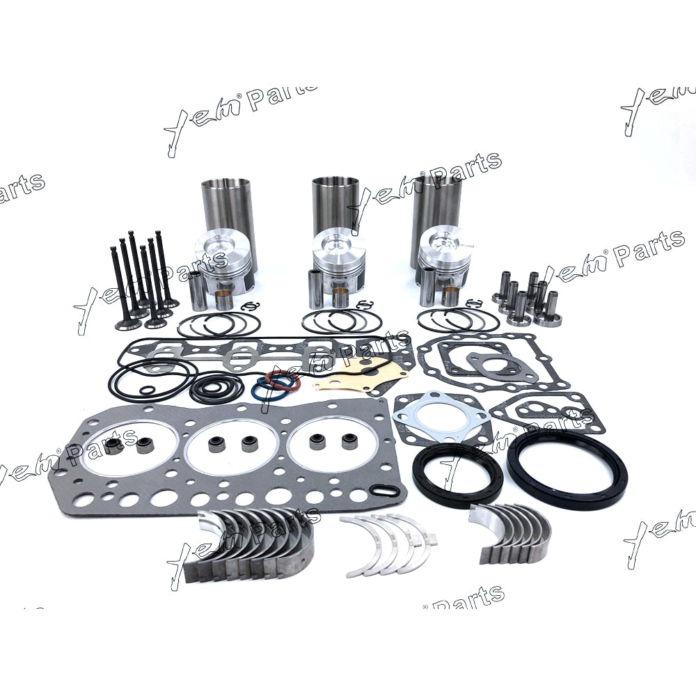 YEM Engine Parts Overhaul Rebuild Kit For Yanmar 3TN75 3TN75E 3TN75U Engine F17 FX17 FX16 W Valve For Yanmar